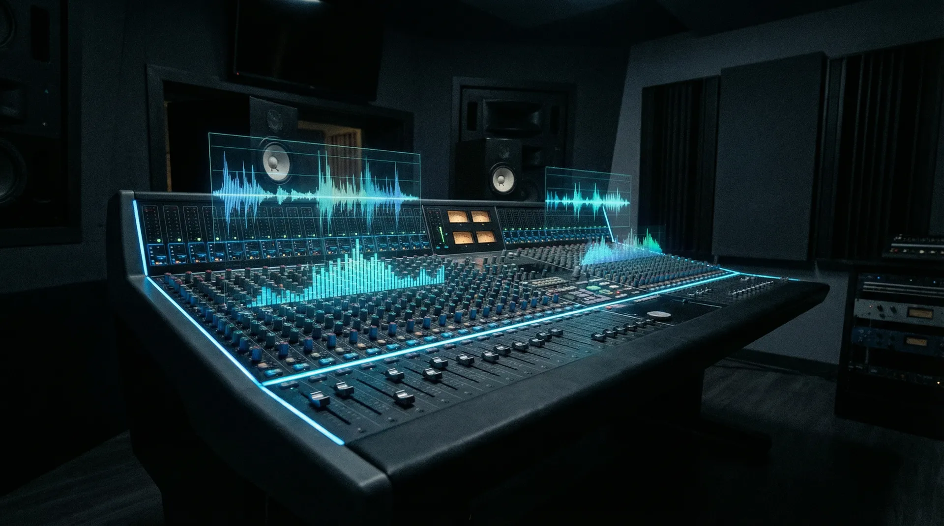 樱空桃 专业录音棚混音台与频谱可视化